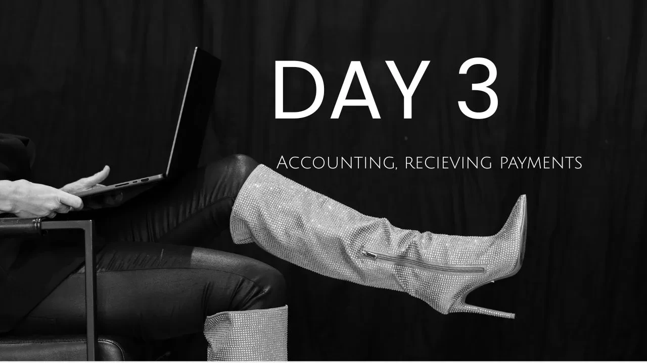 Accounting & Receiving Payments lesson poster