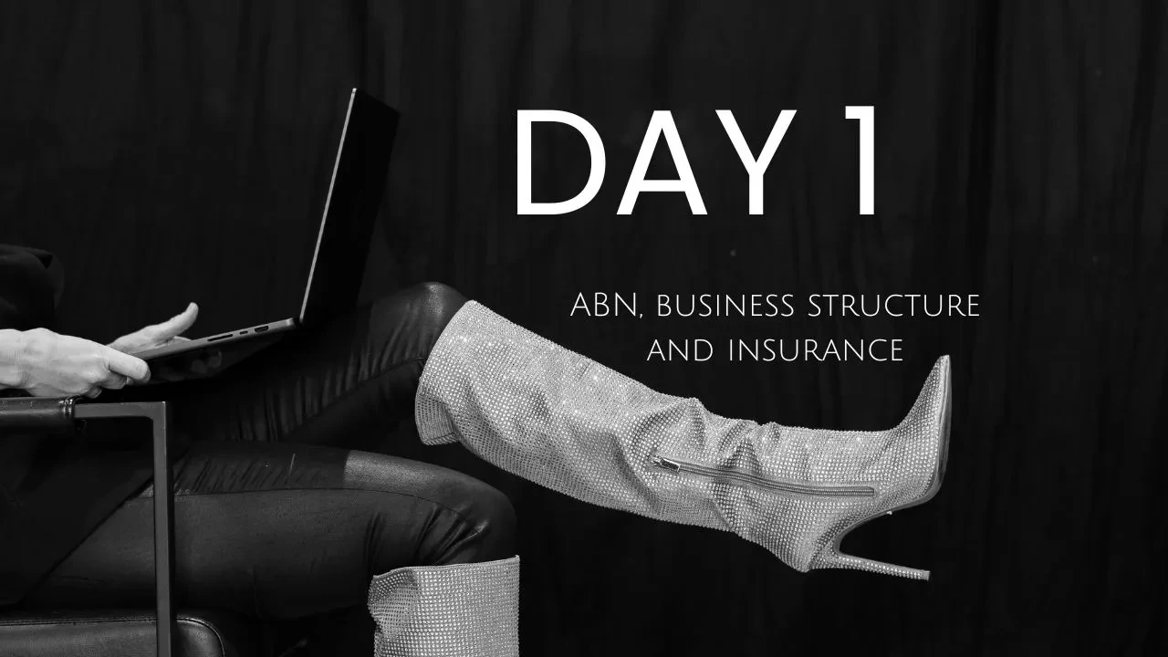 ABN, Business Structure & Insurance lesson poster