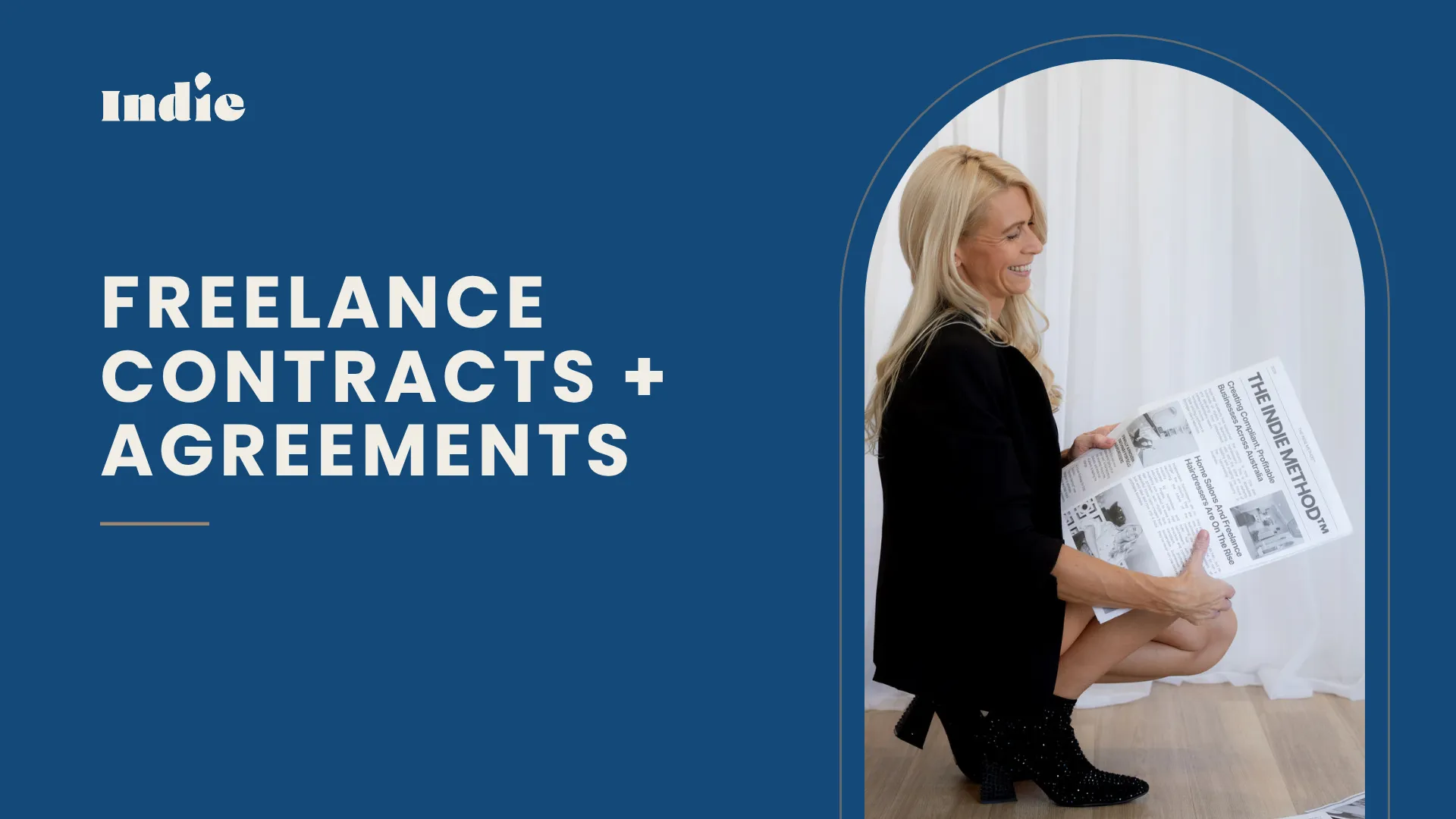 Freelance Contracts and agreements lesson poster