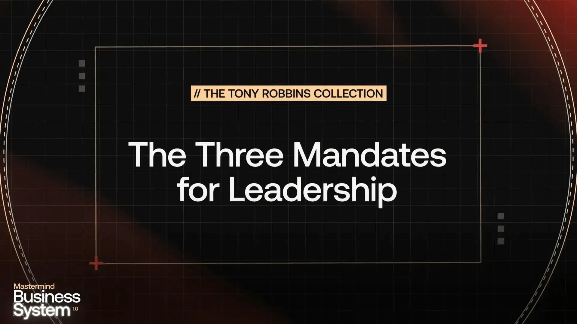 The Three Mandates for Leadership lesson poster