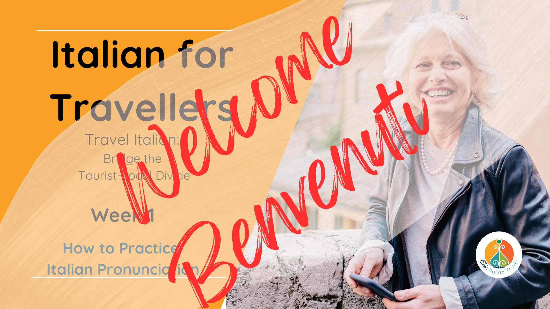 Welcome to the Course - Benvenuti al corso lesson poster