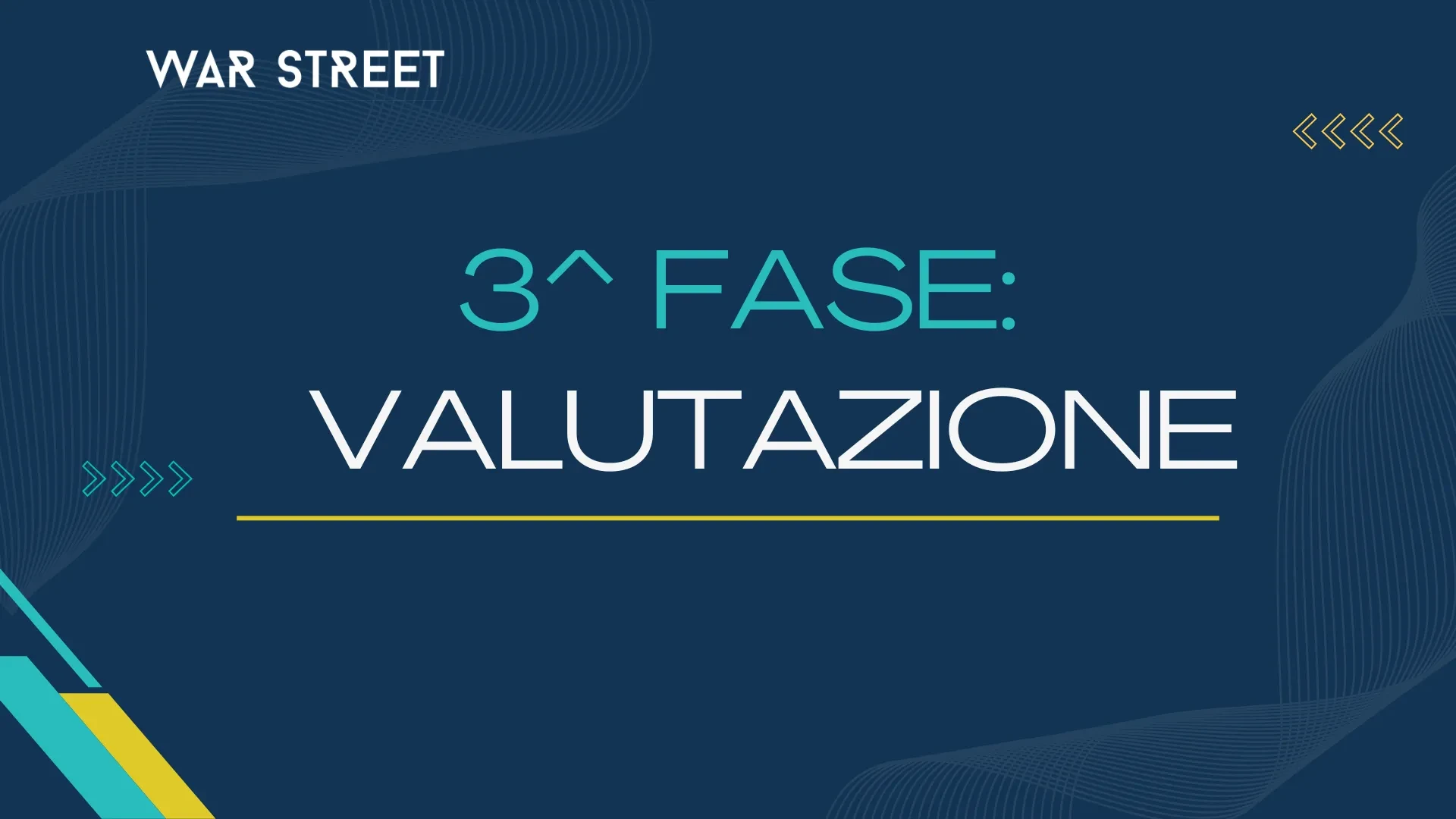 3° Fase: Valutazione lesson poster