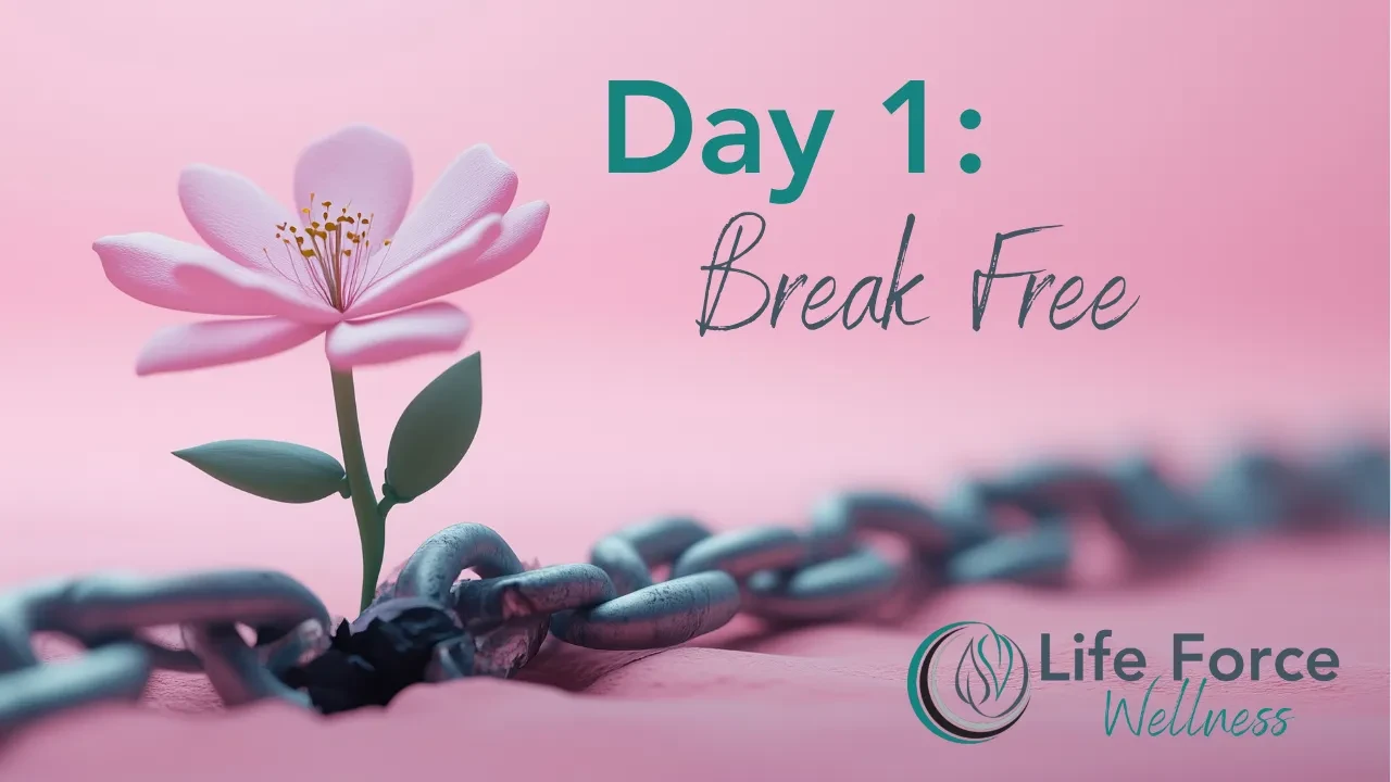 Day 1: Break Free from Balance Blockers lesson poster