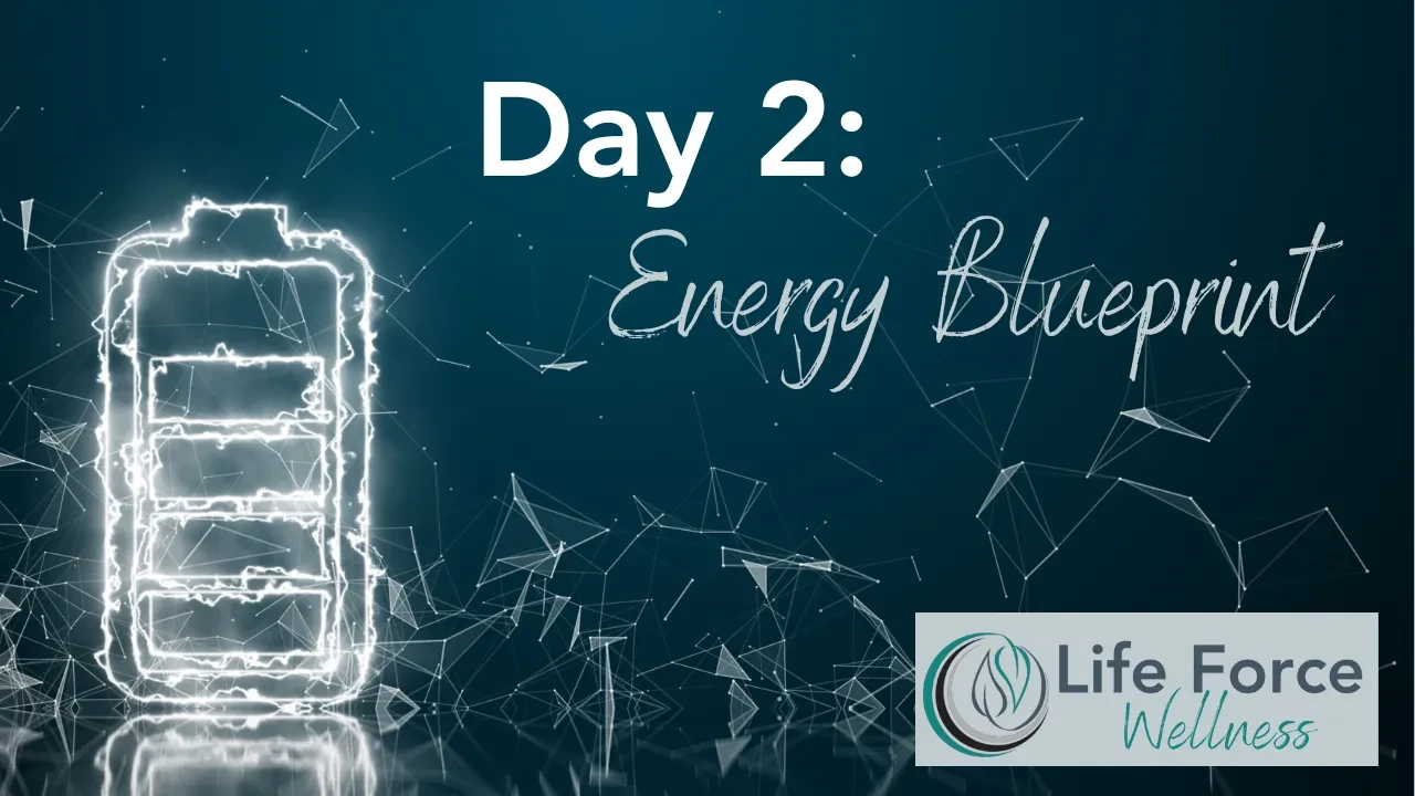 Day 2: Build Your Energy Blueprint lesson poster