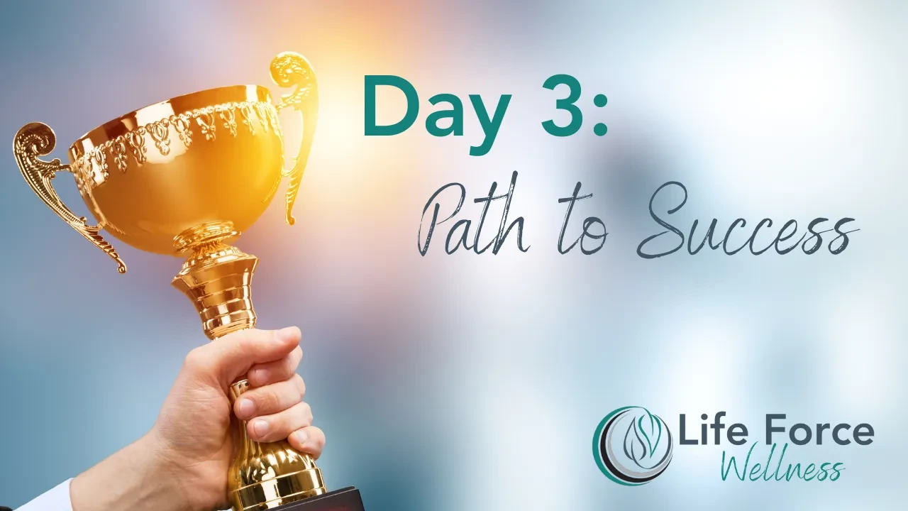 Day 3: Your Path to Sustainable Success lesson poster