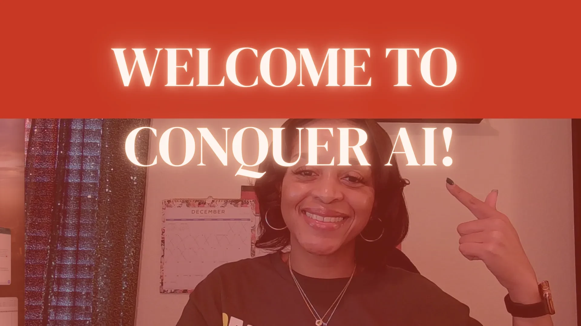 Welcome Video & Instructions lesson poster