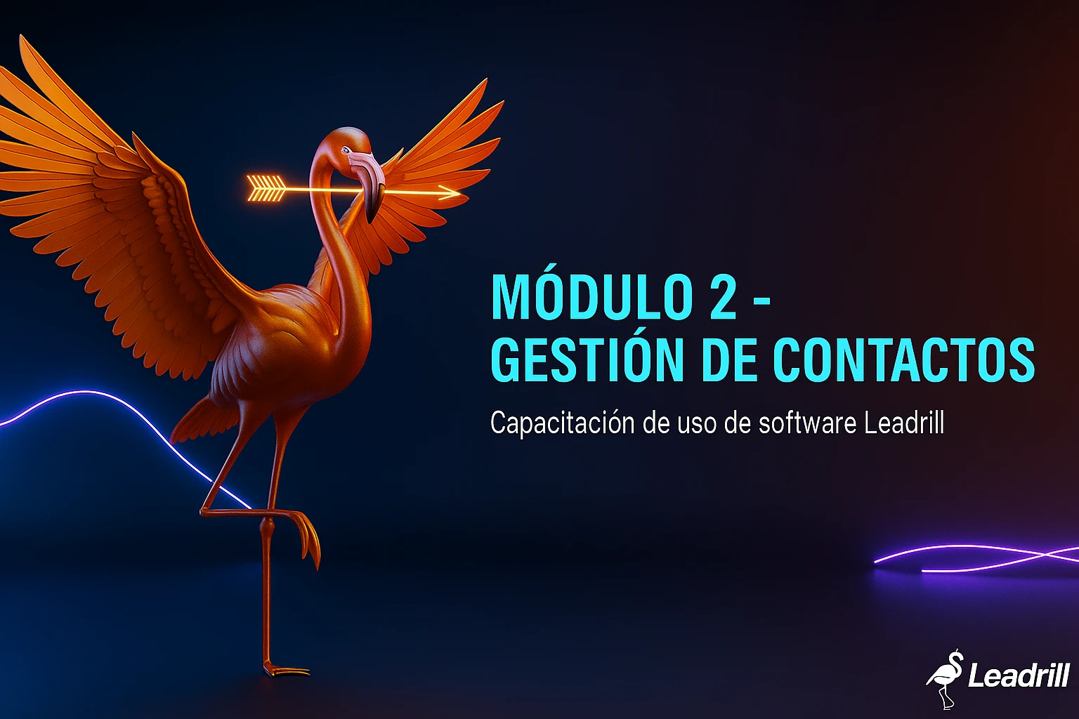 Modulo 2 - Gestion de Contactos lesson poster