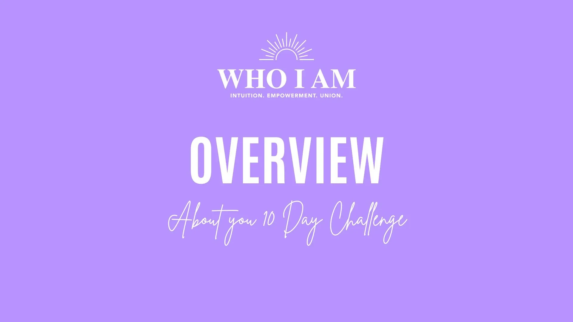 Overview – Before you get started lesson poster