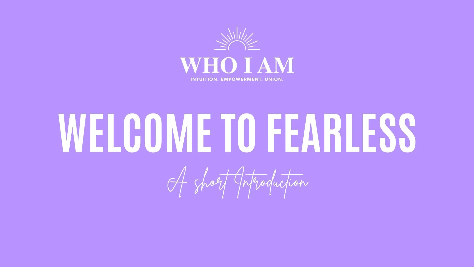 Welcome & Intro lesson poster