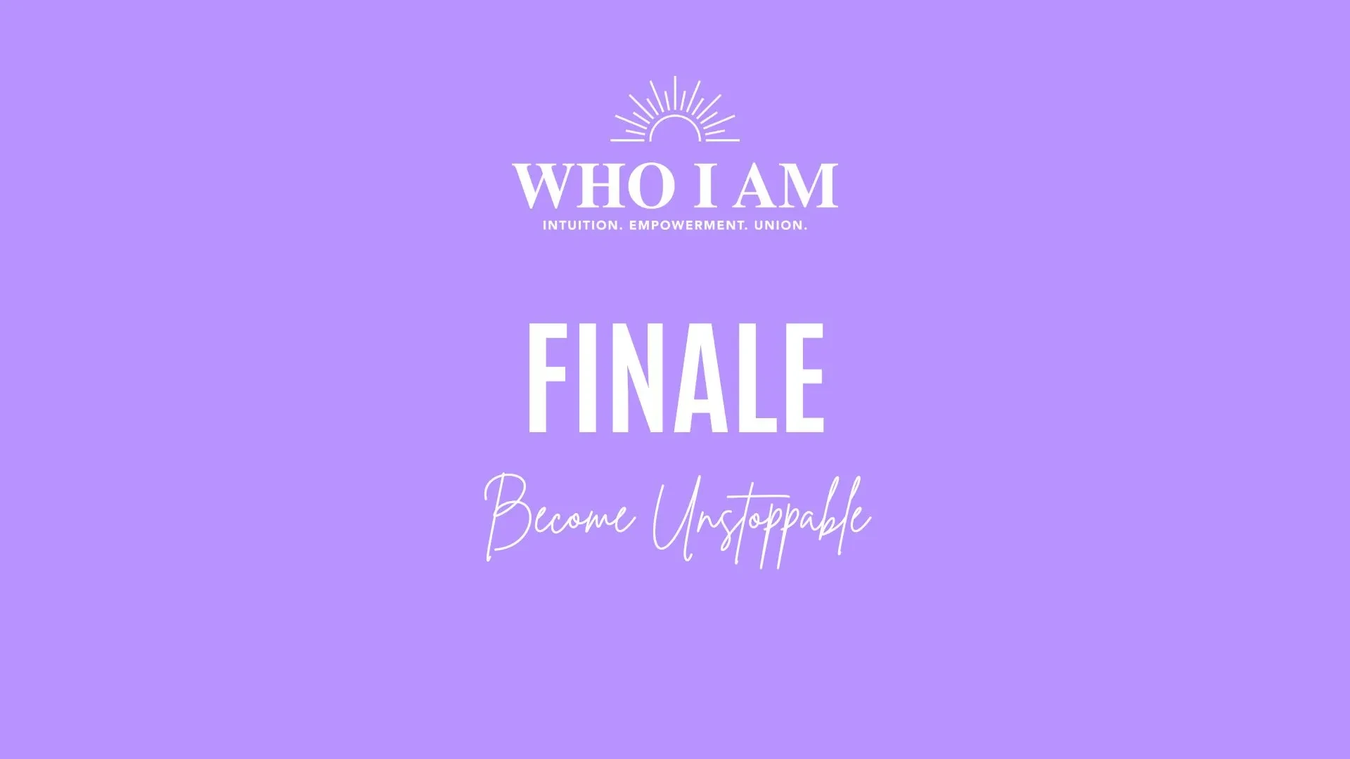 Epilogue – Become Unstoppable lesson poster