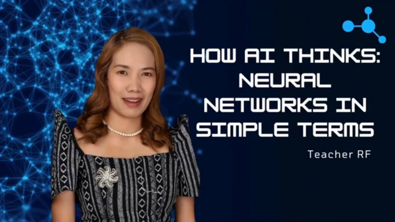 Lesson 5️⃣ How AI Thinks: Neural Networks in Simple Terms lesson poster