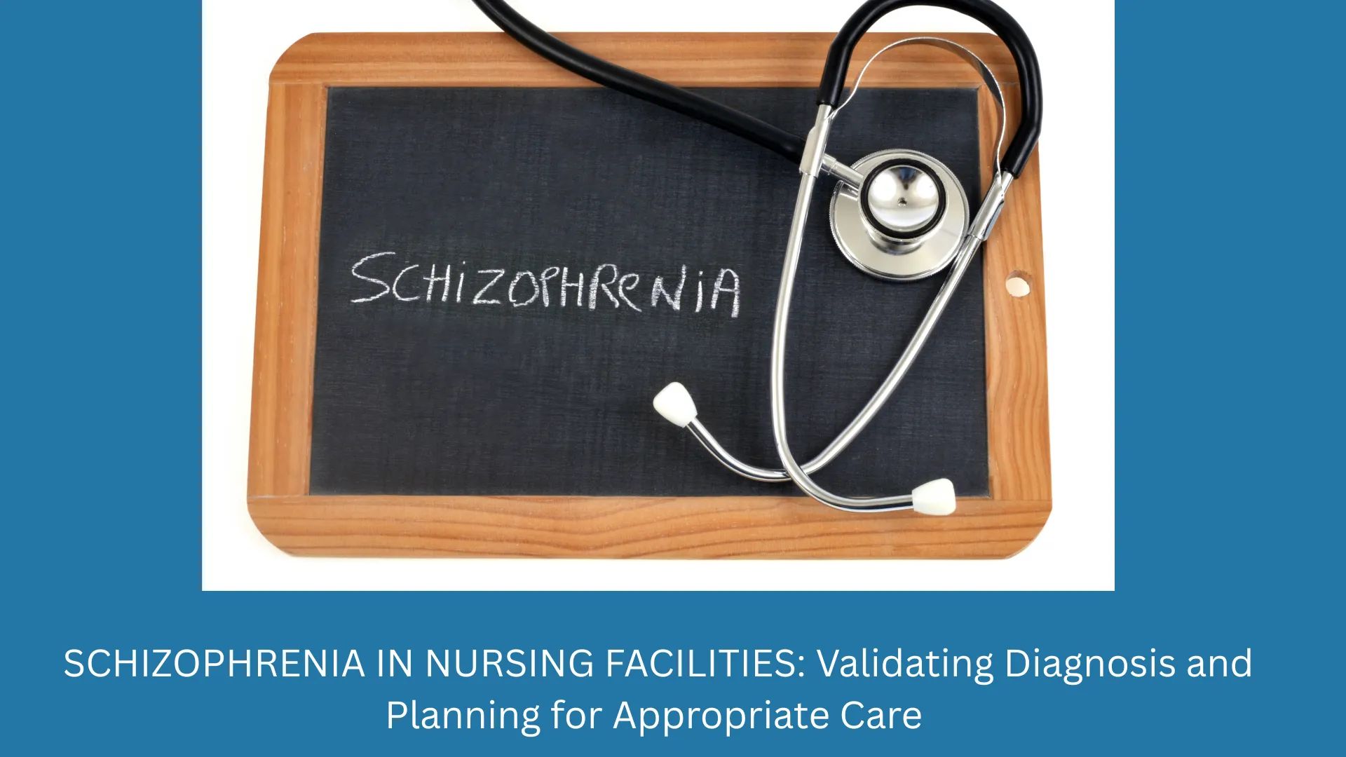 SCHIZOPHRENIA IN NURSING FACILITIES: Validating Diagnosis and Planning for Appropriate Care