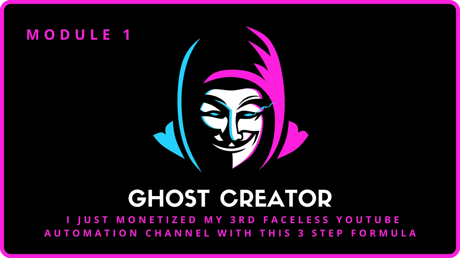 39. I Just Monetized My 3rd Faceless YouTube Automation Channel with this 3 Step Formula lesson poster