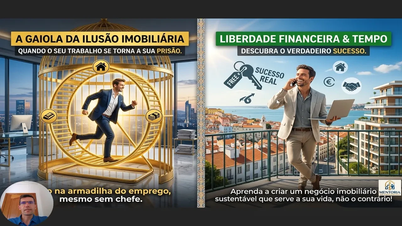 Aula 3: A Diferença entre Ter um Emprego no Imobiliário e Ter um Negócio Imobiliário lesson poster