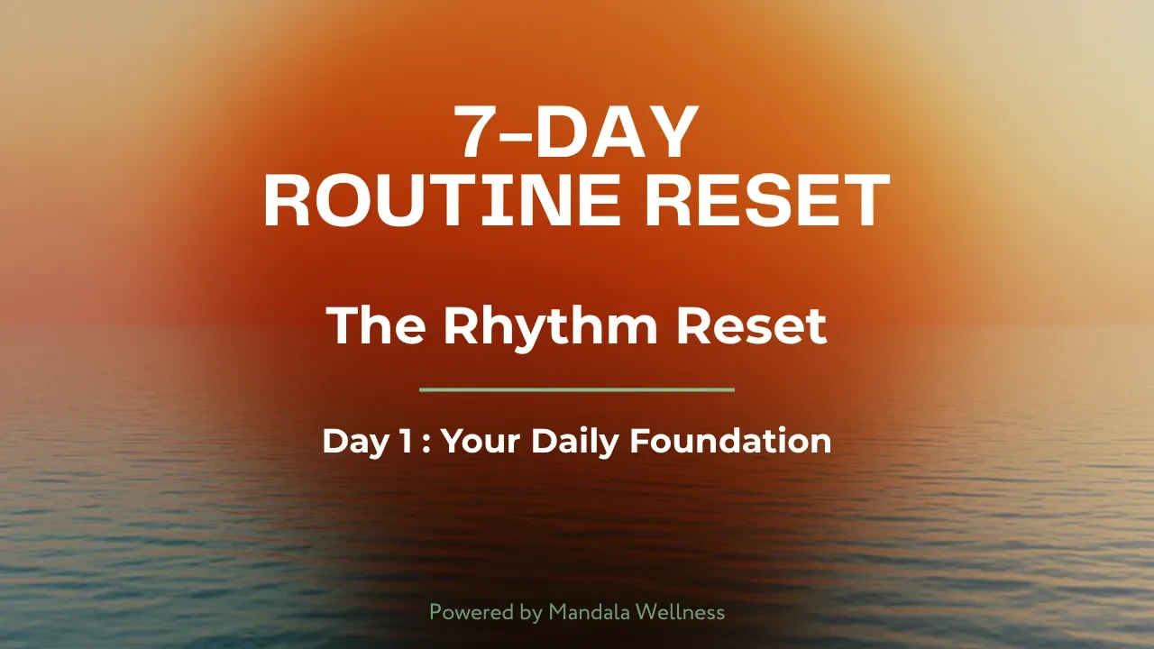 Day 1: Your Daily Foundation lesson poster
