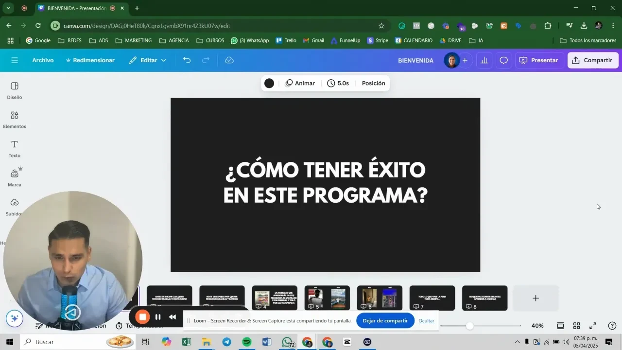 Cómo tener éxito en este programa lesson poster