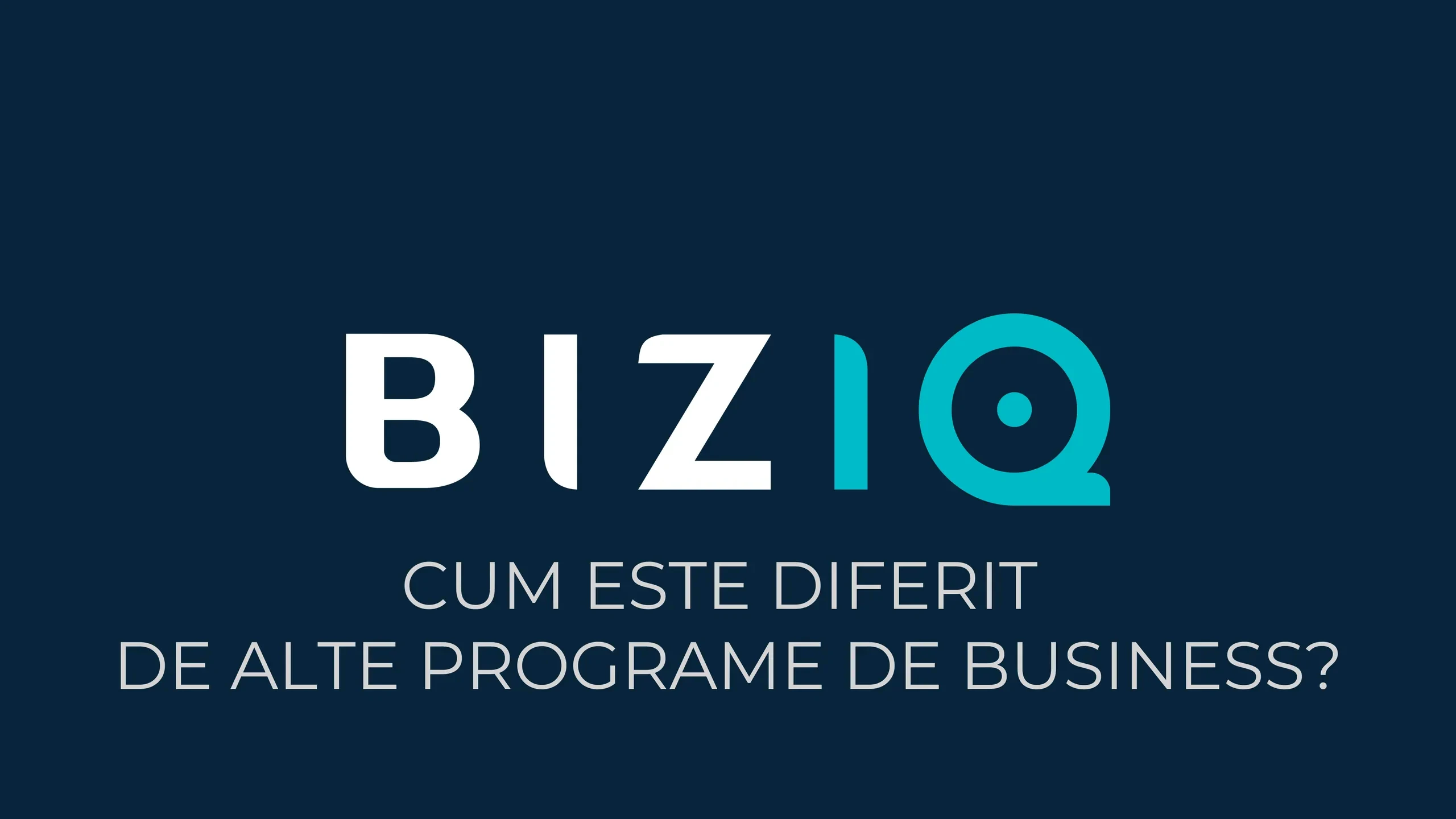 Cum este BIZIQ diferit de alte programe de business? lesson poster