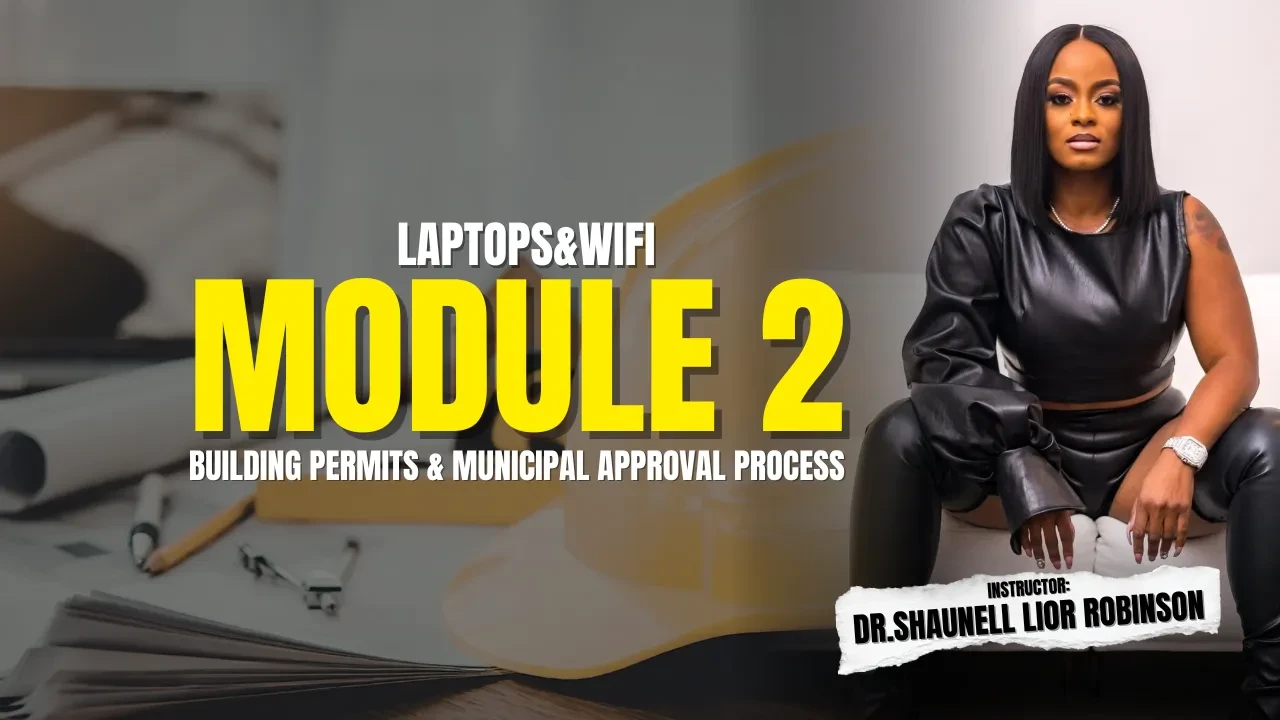 Module 2: Building Permits & Municipal Approval Process  lesson poster
