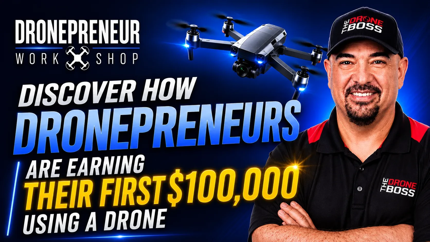 Dronepreneur Workshop lesson poster