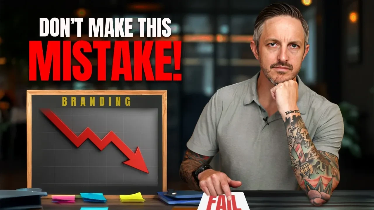Why Most Businesses Fail At Branding lesson poster