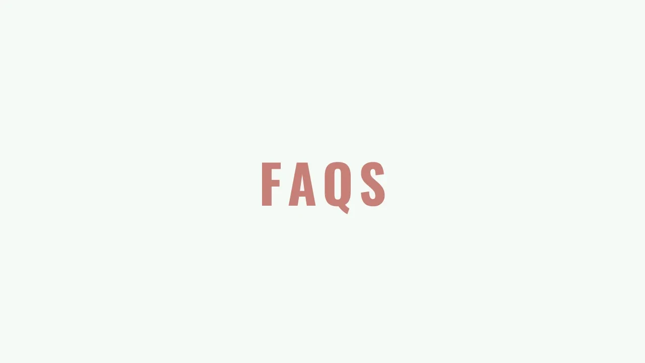 FAQs lesson poster