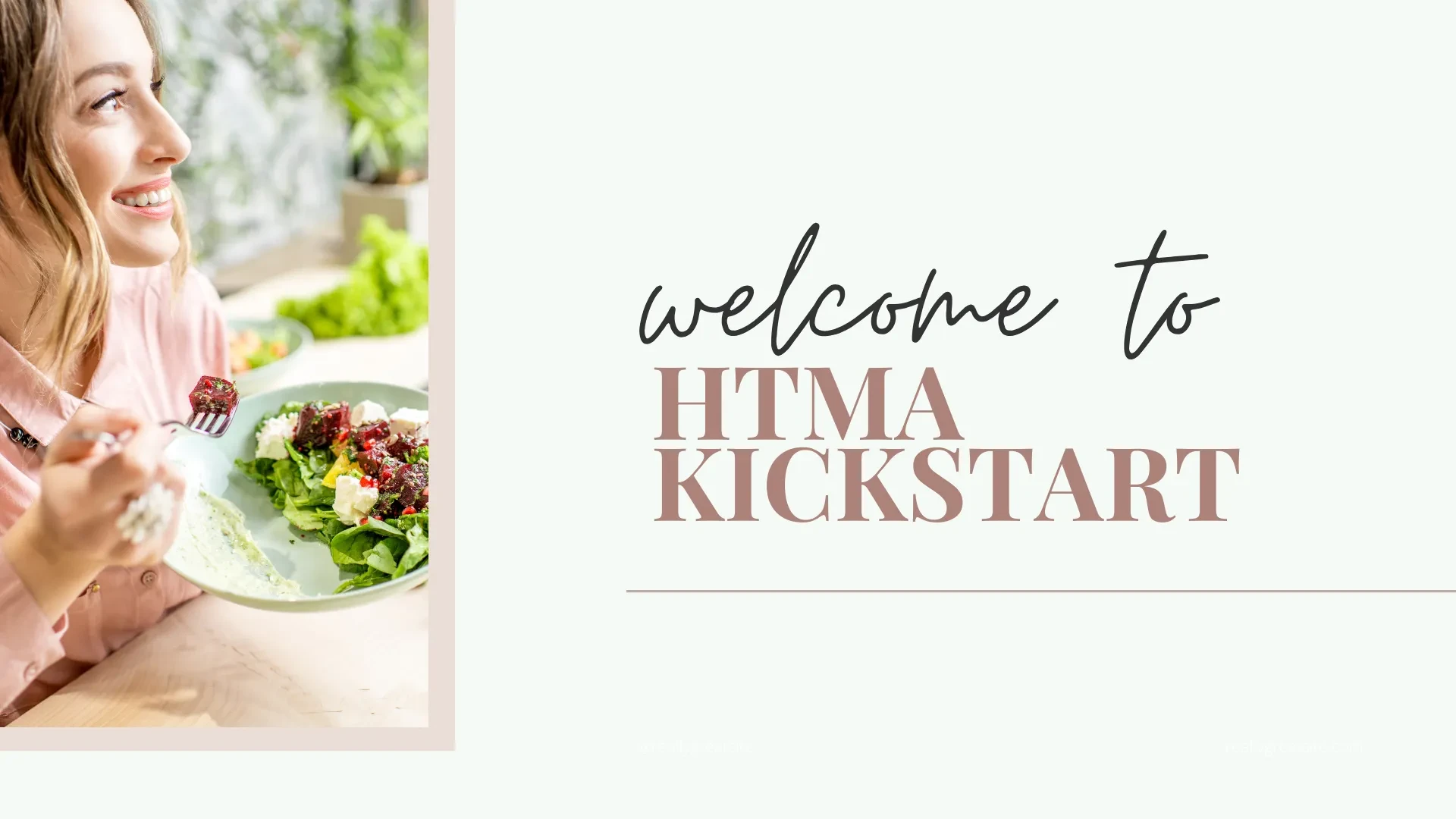 Welcome to HTMA Kickstart! lesson poster