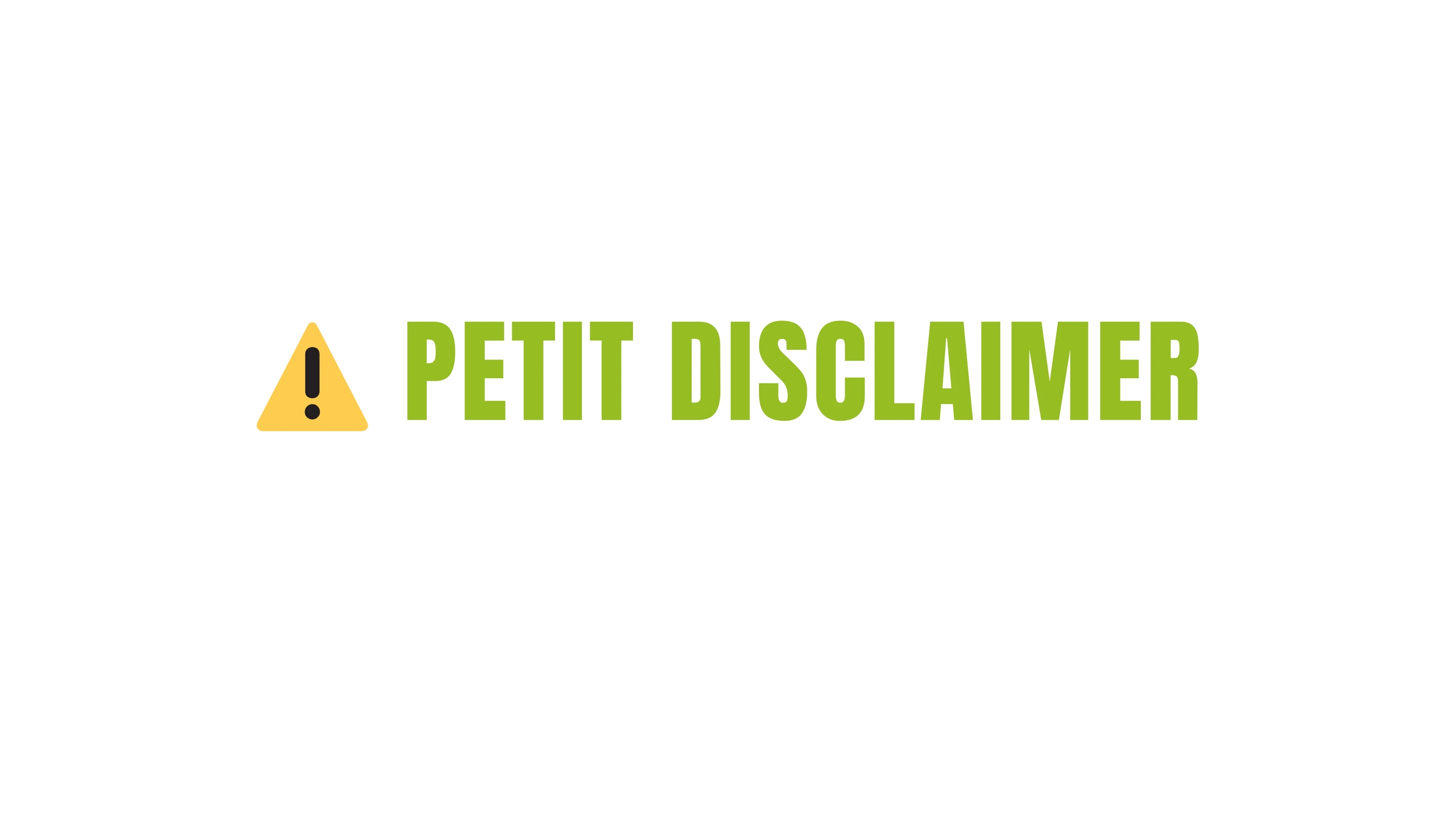 ⚠️ Petit Disclaimer lesson poster