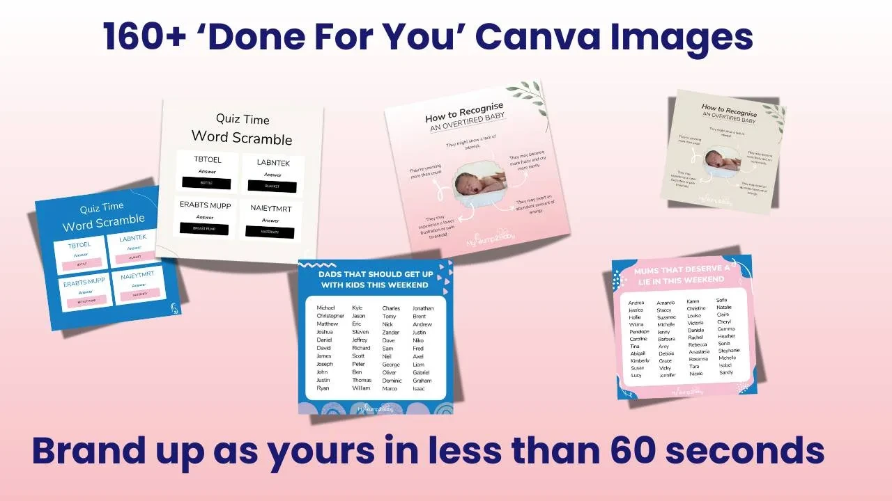 36 Pregnancy Images lesson poster