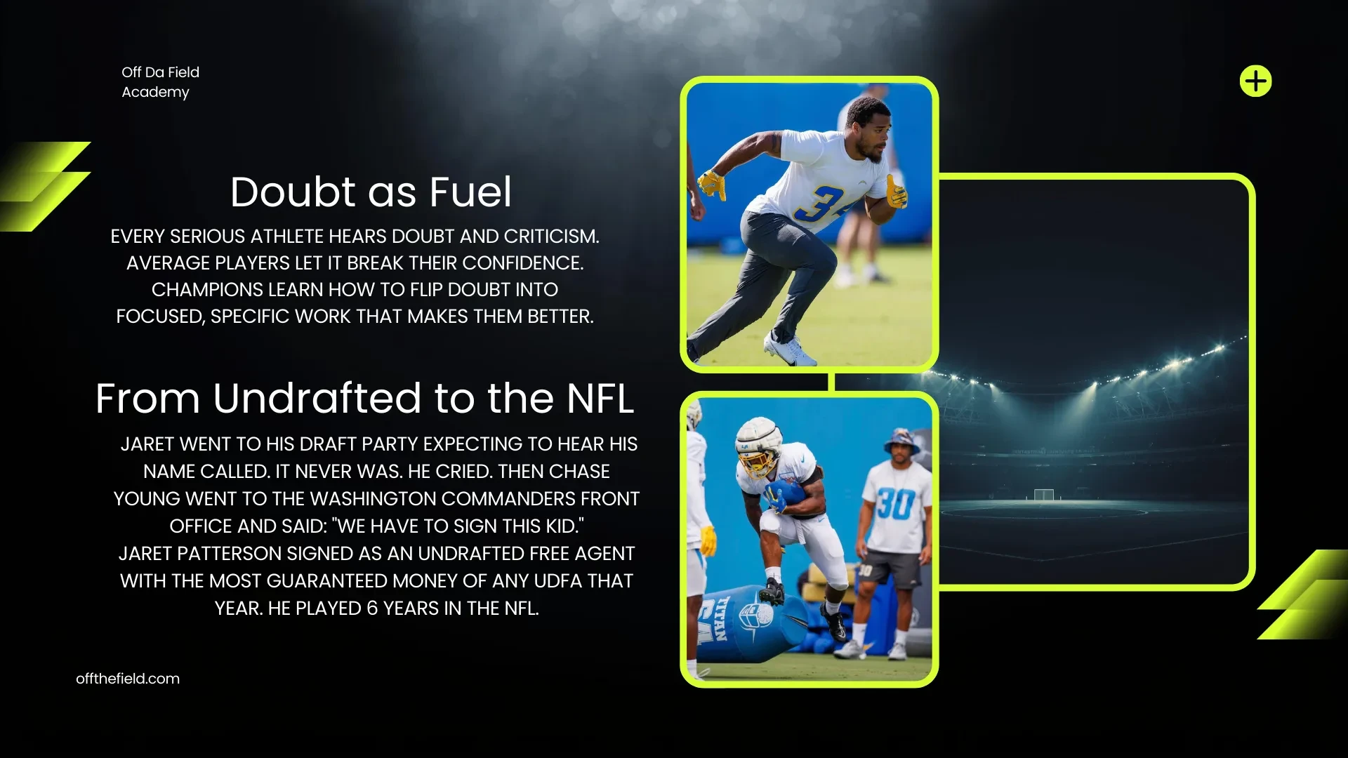 Day 4: Doubt as fuel lesson poster