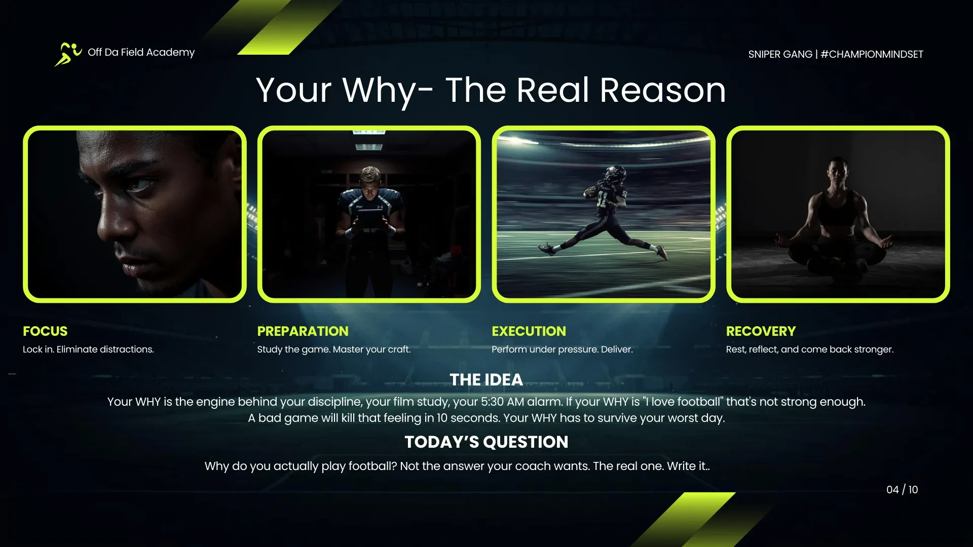 Day 2: My Why lesson poster