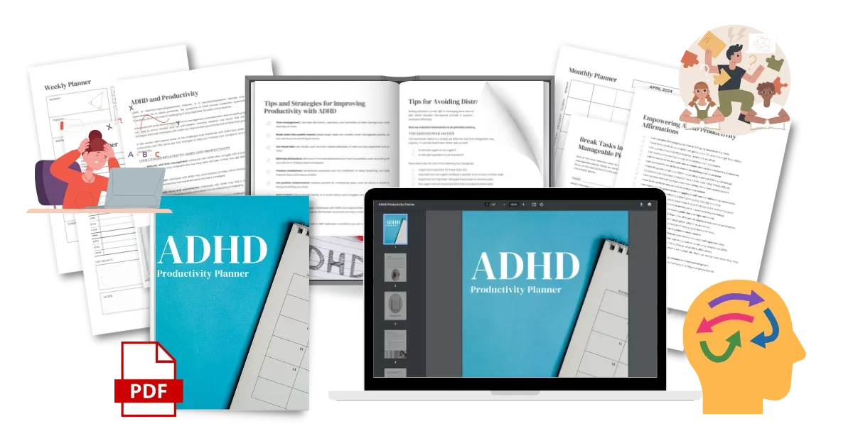 Access Your ADHD Productivity Planner lesson poster