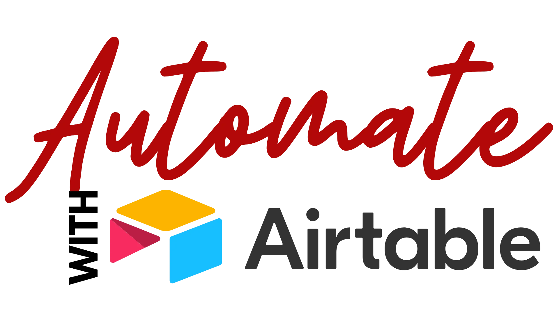 Welcome to Automate with Airtable lesson poster