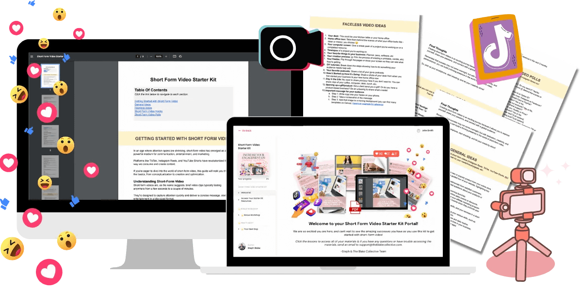 Short Form Video Starter Kit