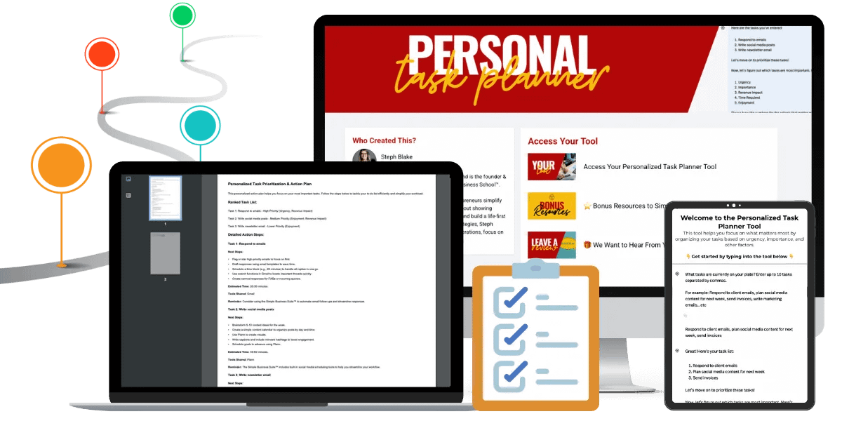 Personalized Task Planner Tool