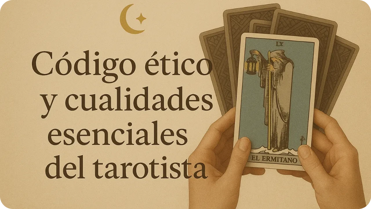 Código ético y cualidades esenciales del tarotista lesson poster