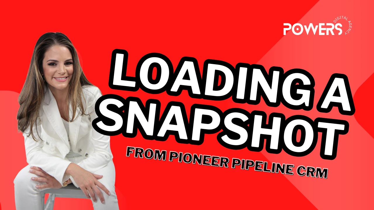 How to Load a HighLevel Snapshot lesson poster