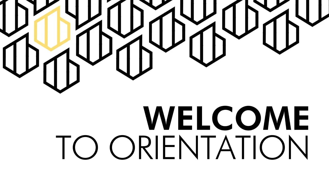 Welcome to Team Member Orientation lesson poster