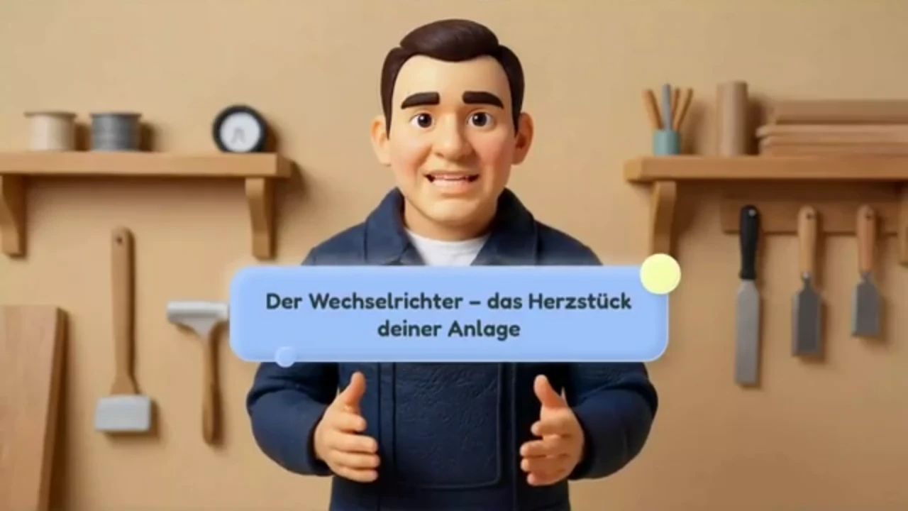Lektion 3: Der Wechselrichter - das Herzstück deiner Anlage lesson poster