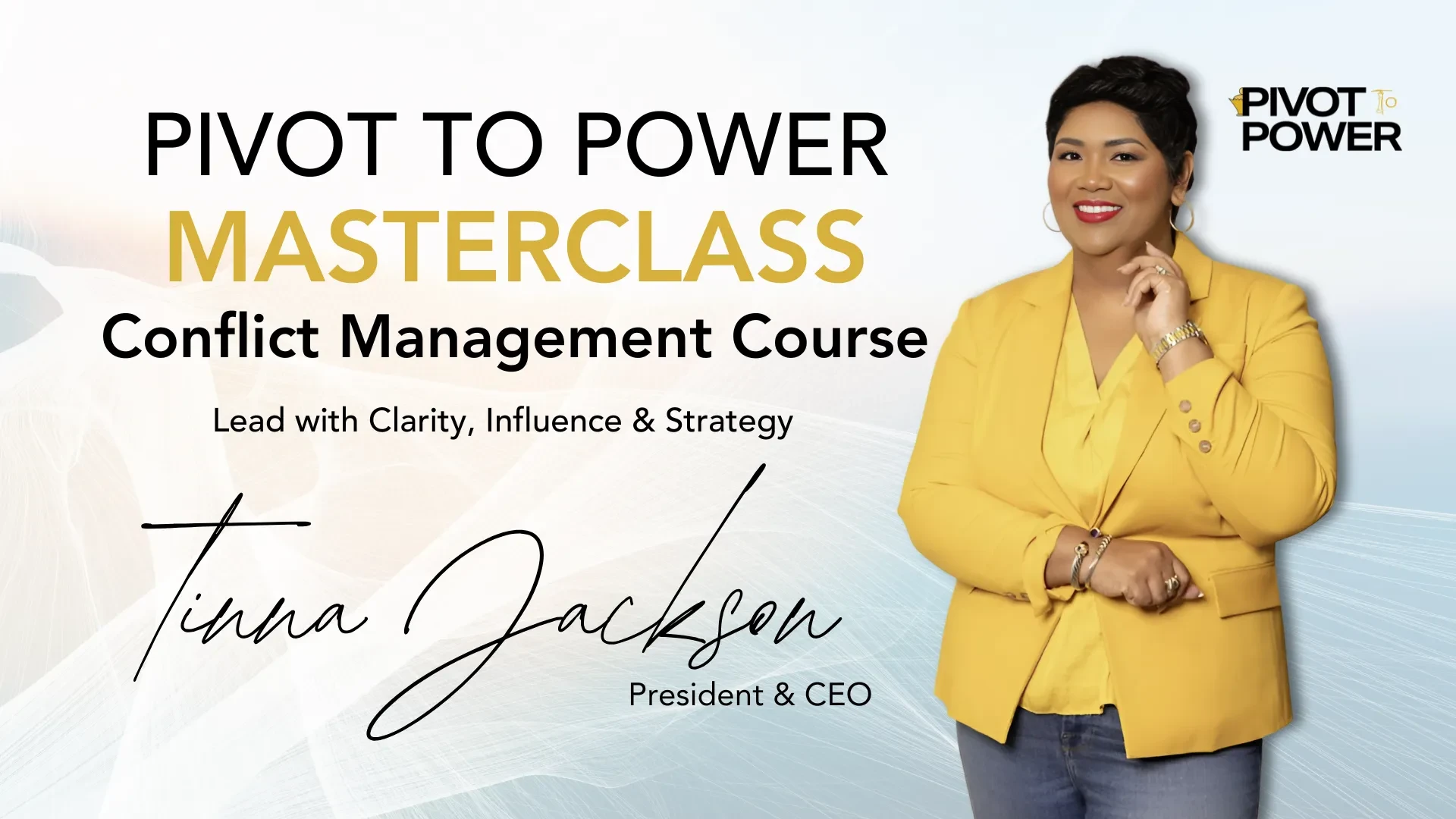 Masterclass: Conflict as a Power Play lesson poster
