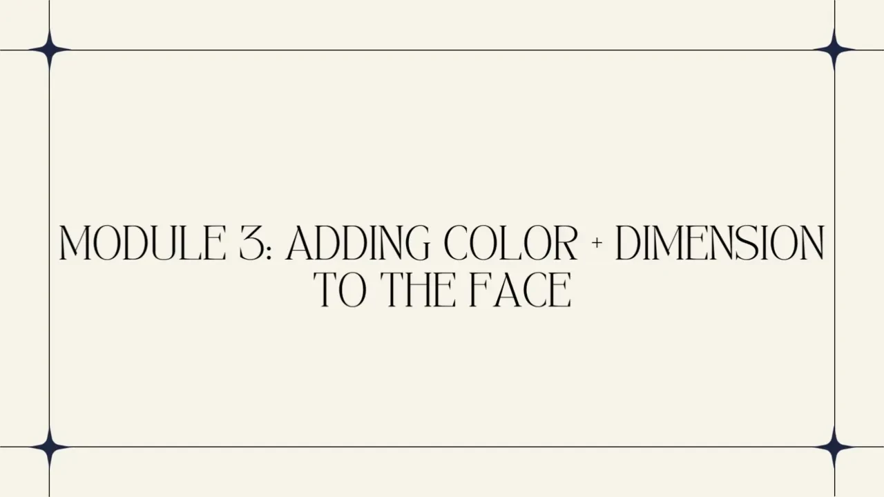 MODULE 3: Sculpt, Shape & Bring Back Dimension lesson poster
