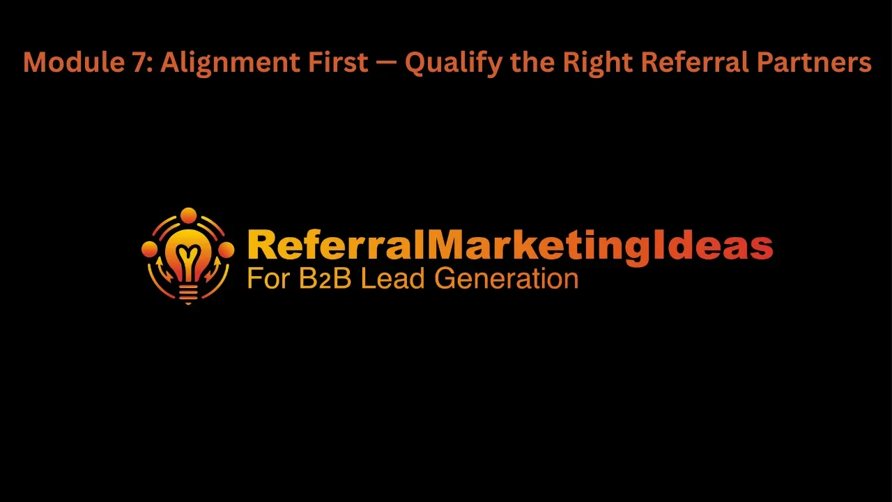 RMF 7: Alignment - Call and Meeting Scripts lesson poster