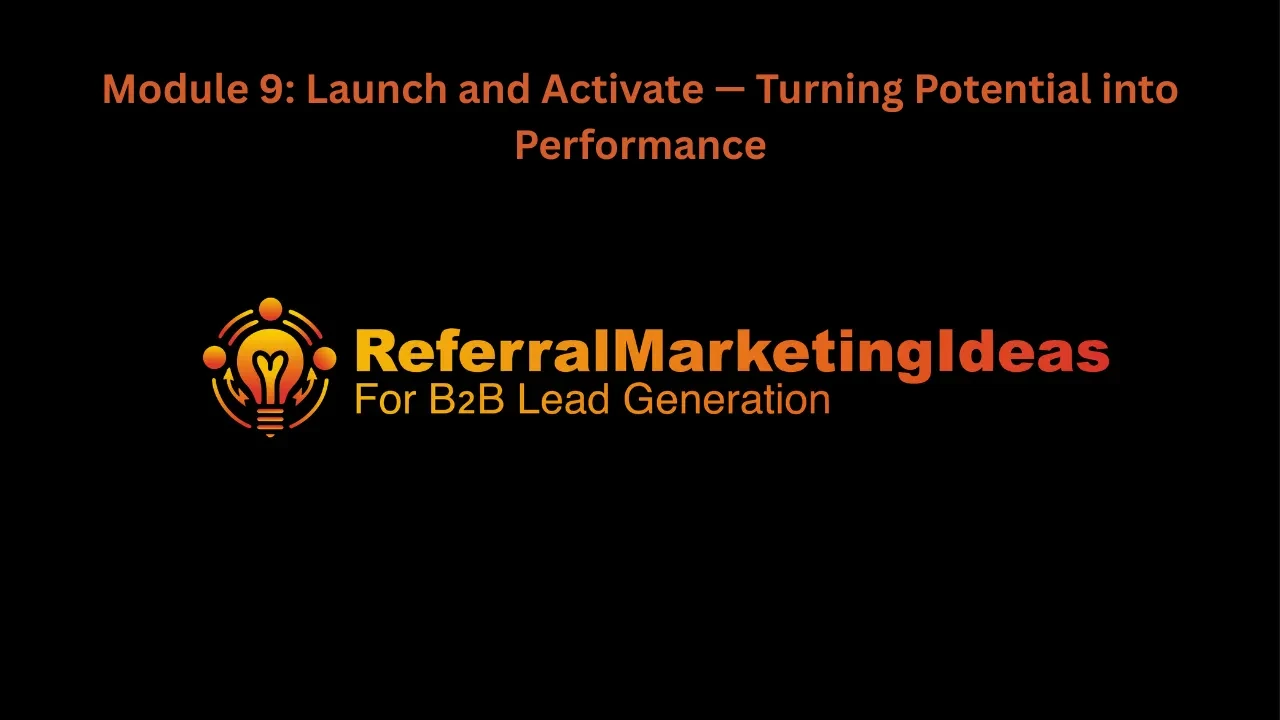RMF 9: Implementation - Your Go-To-Market Builder lesson poster