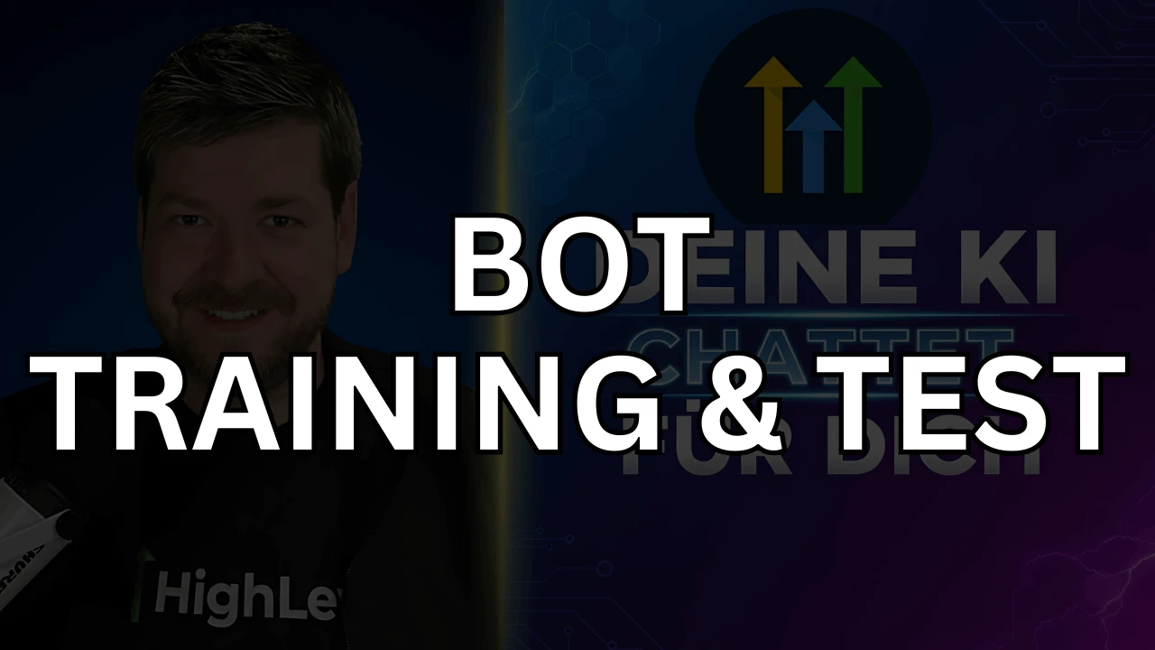 Bot-Training & Test lesson poster