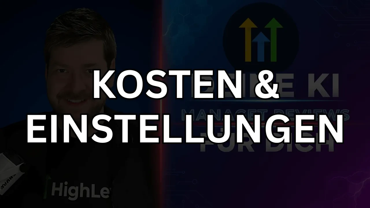 Kosten & Grund-Einstellungen lesson poster