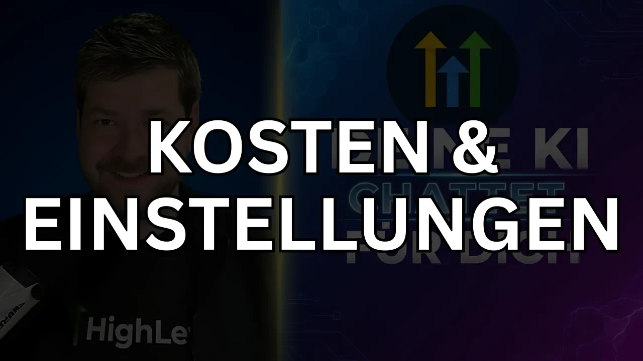 Kosten & Grund-Einstellungen lesson poster
