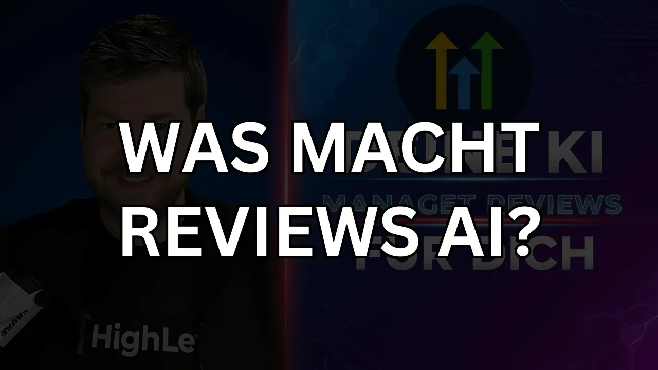 Womit unterstützt Reviews AI lesson poster