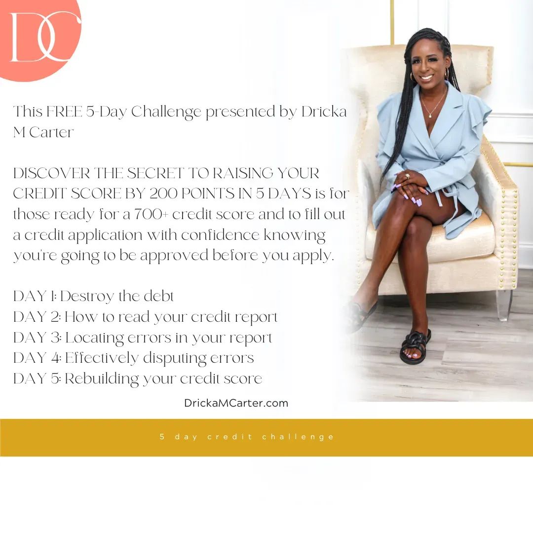 5 Day Credit Challenge