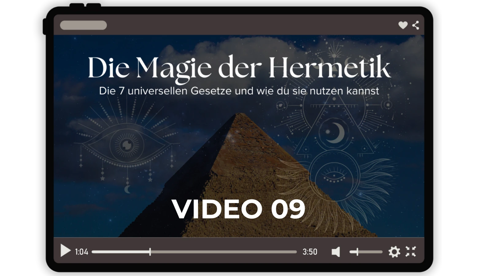 Video 09: Das Gesetz von Ursache und Wirkung – Schöpfer deiner Realität lesson poster