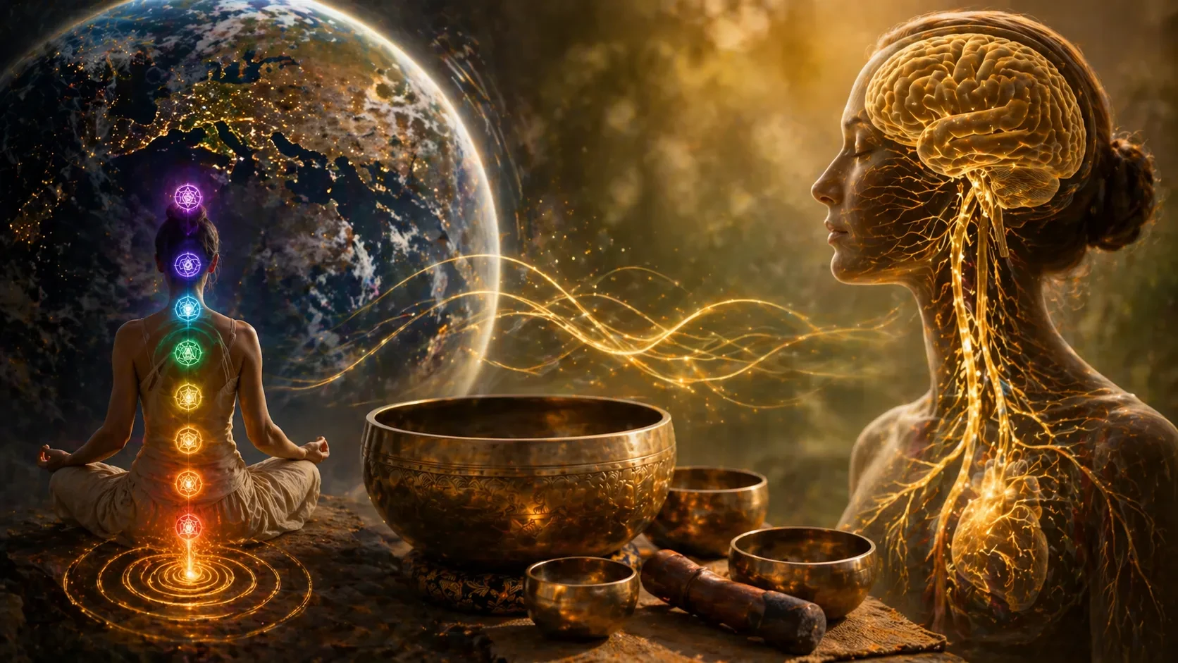 Earth Chakras and the Vagus Nerve: Healing Through Sound Vibration lesson poster