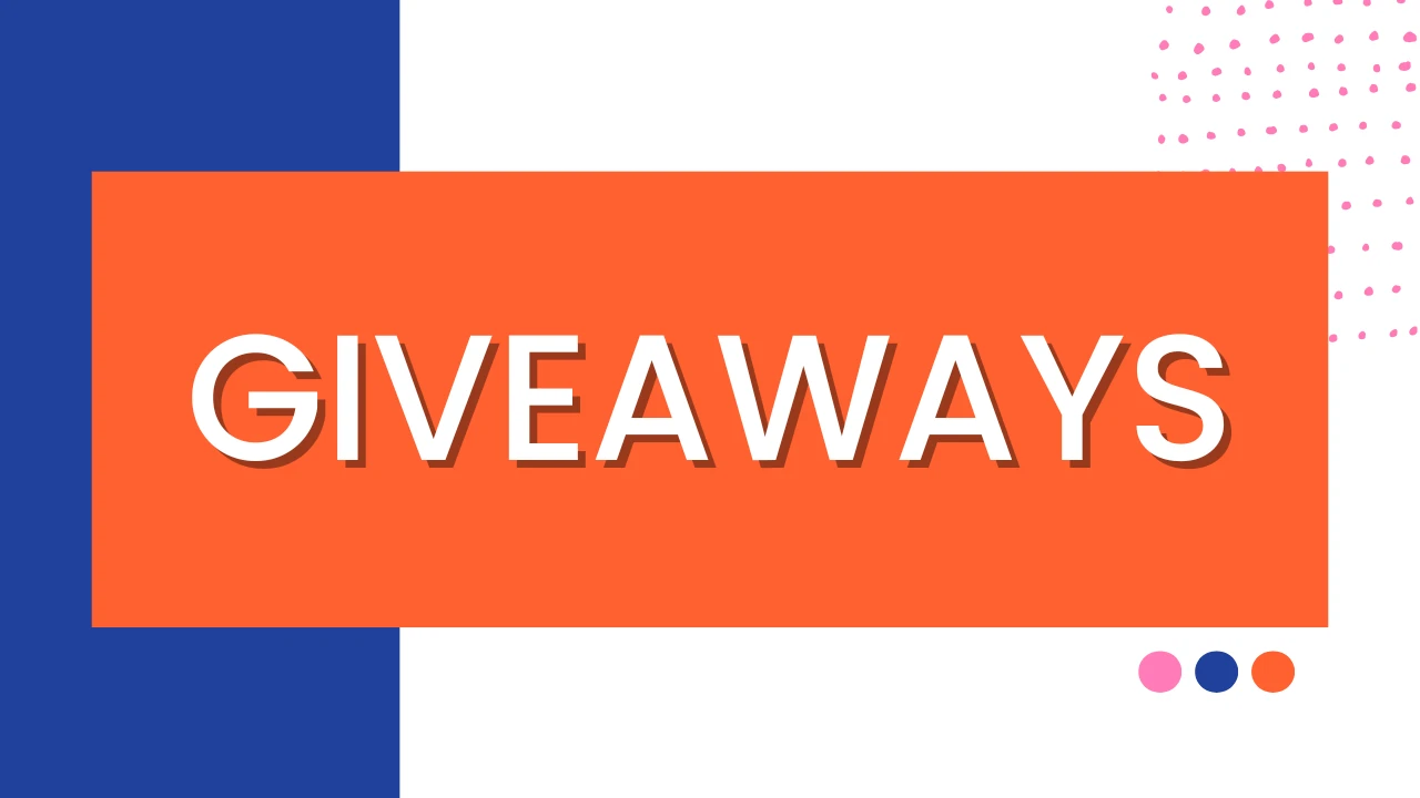 GIVEAWAYS lesson poster